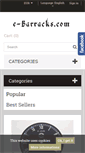 Mobile Screenshot of e-barracks.com
