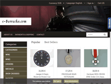 Tablet Screenshot of e-barracks.com